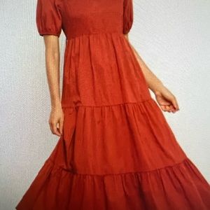 Petal & Pup Minot Dress Rust